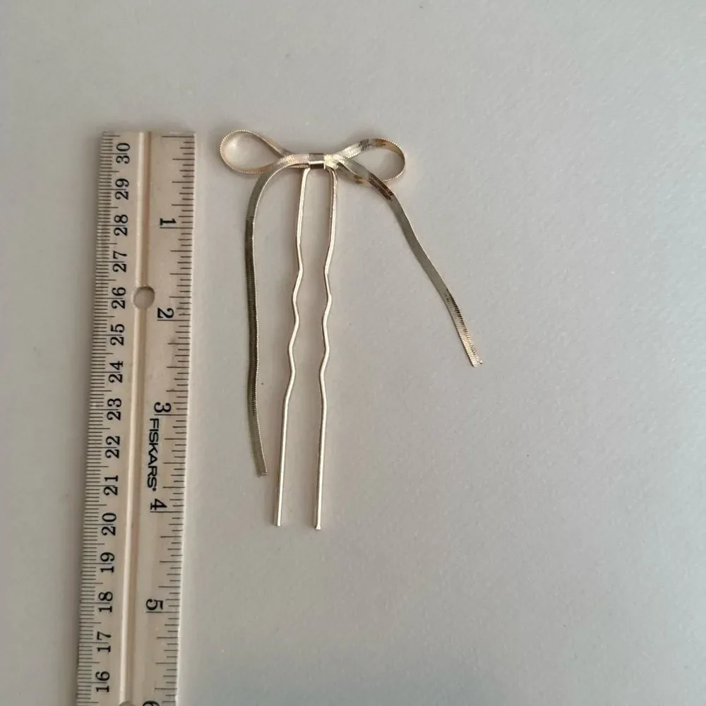 Bow hair pin M1151